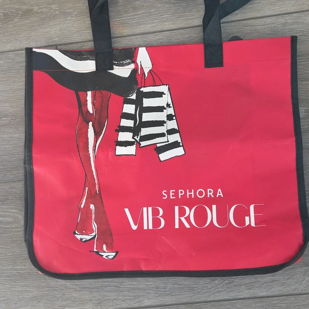 Sephora Vib Rouge Red and Black Tote